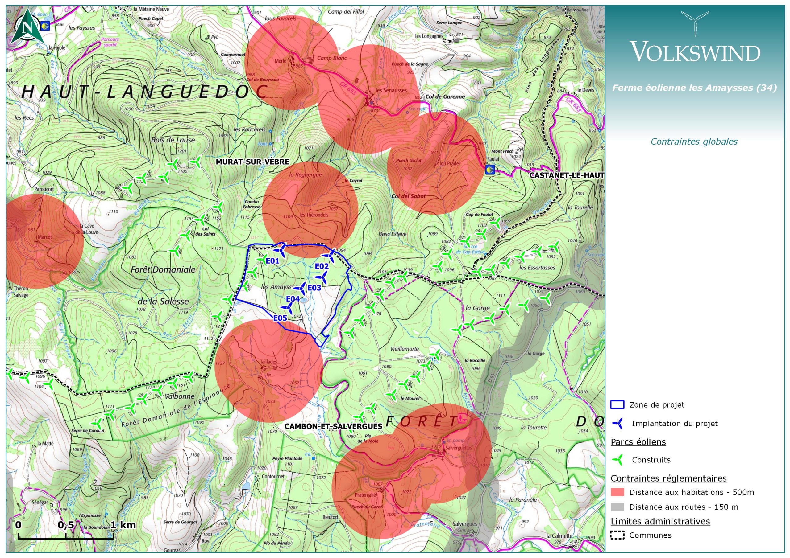 carte des contraintes